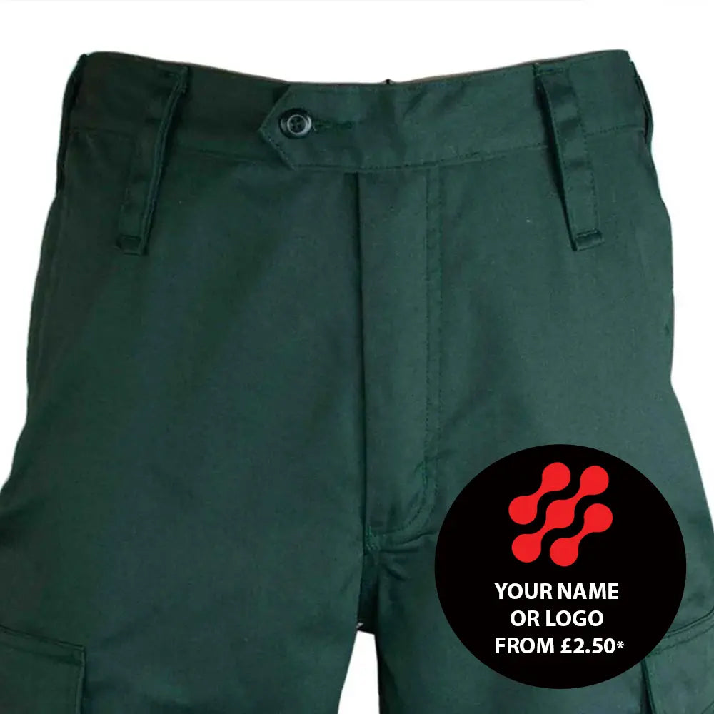 Green Cargo Trousers
