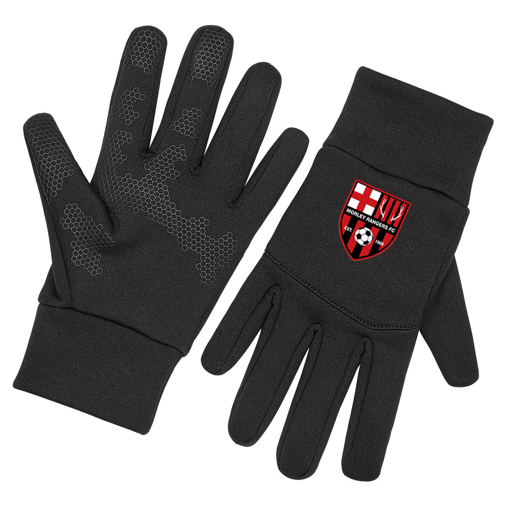 Morley Rangers Black Gloves