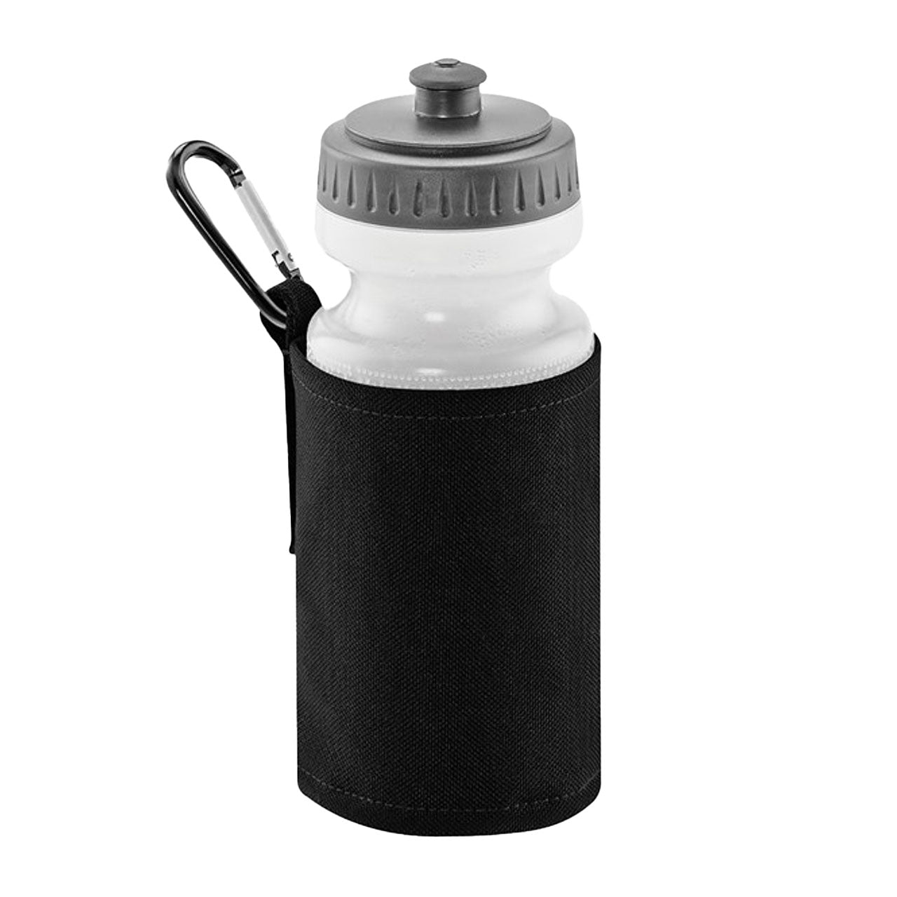 Black Bottle Holder with Bottle
