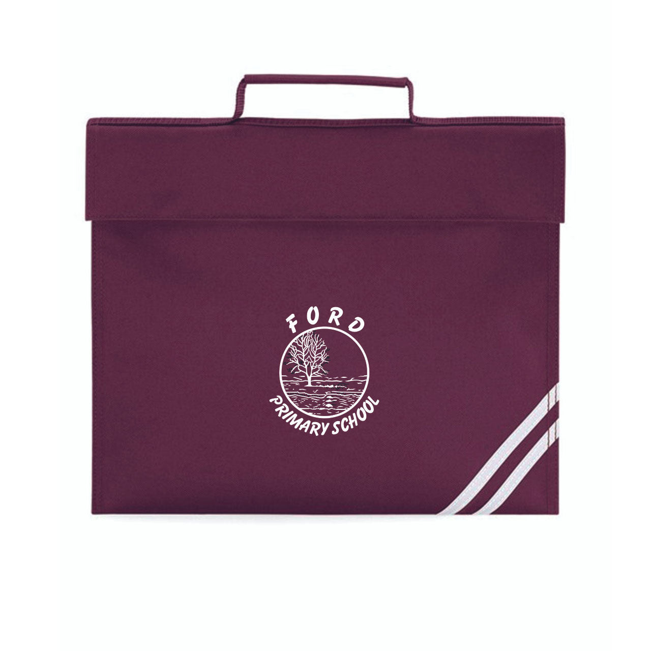 Ford Primary School Embroidered Burgundy Book Bag