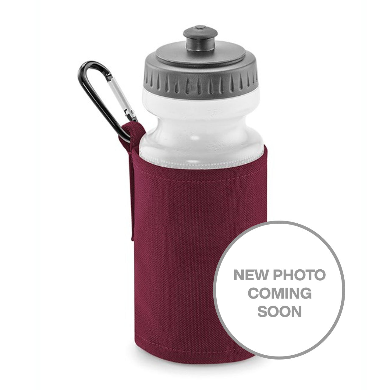 Ford Primary Burgundy Bottle Holder with Bottle