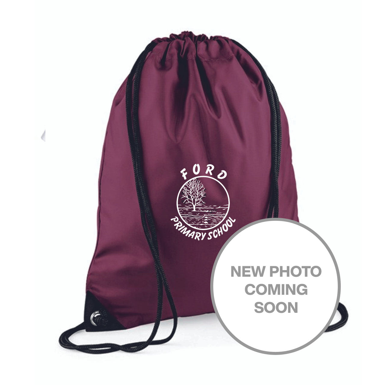 Ford Primary School Embroidered Burgundy PE Bag