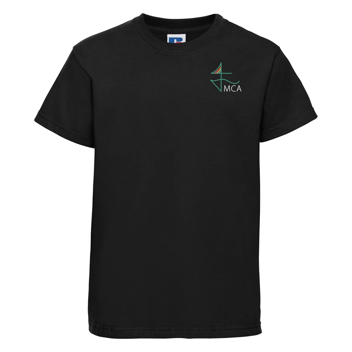 Mayflower Community Academy Embroidered Black T-Shirt