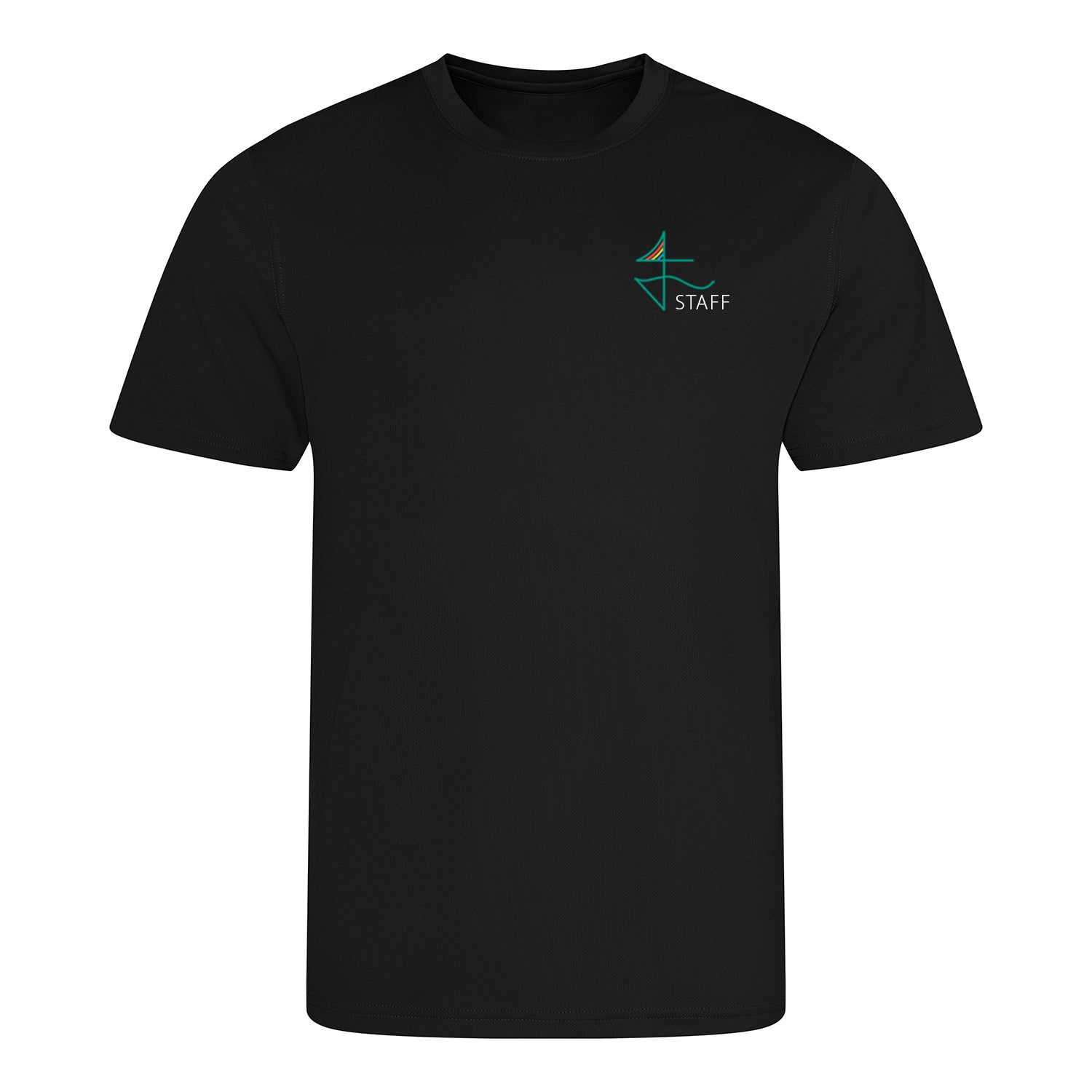 Mayflower Community Academy Embroidered Black Staff T-Shirt