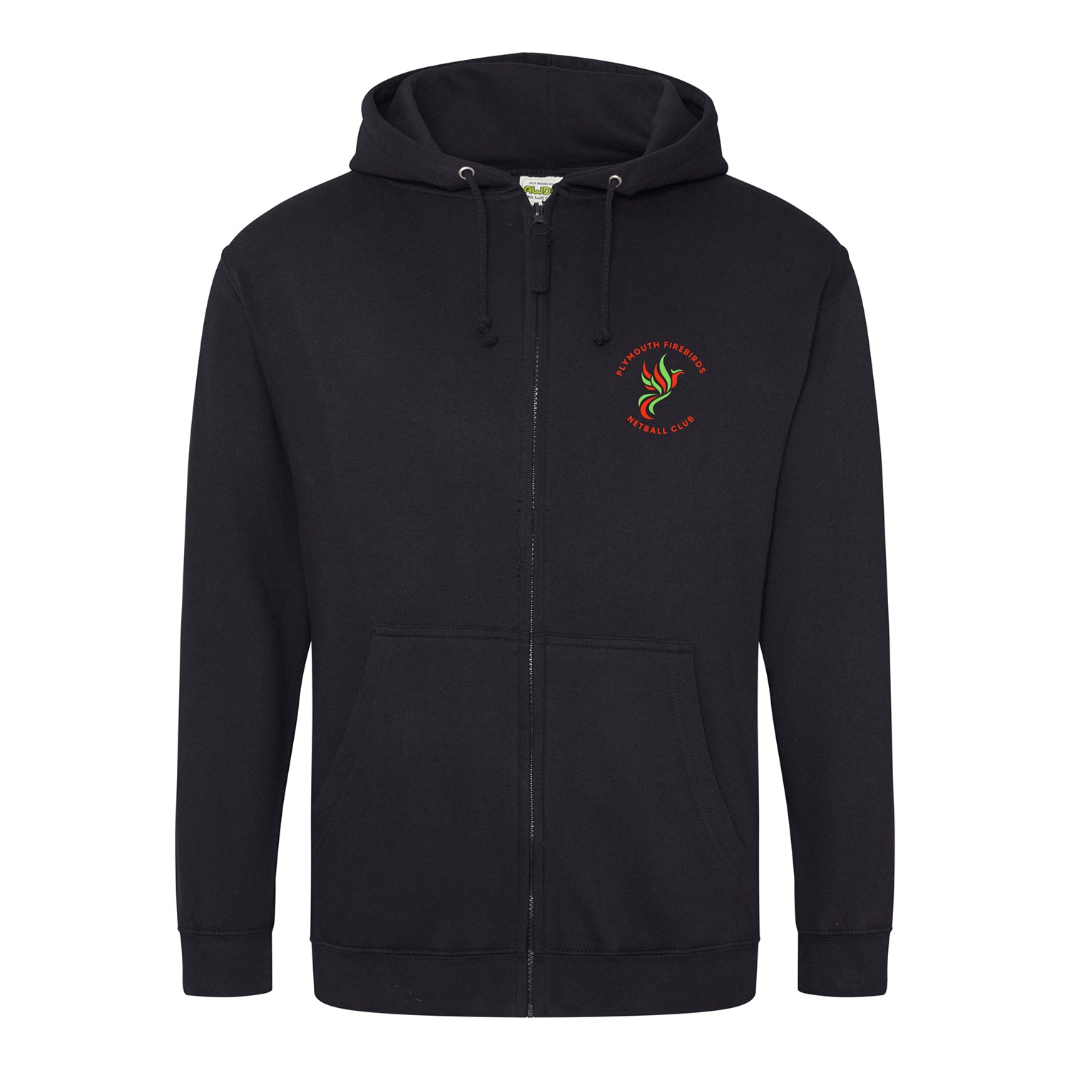 Firebirds Printed Black Zoodie