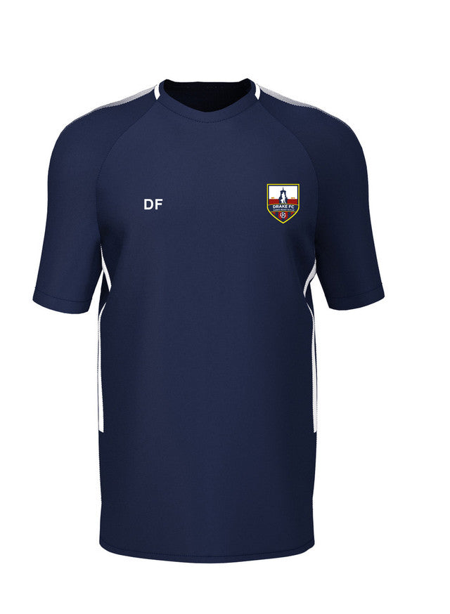 Drake FC Navy Coaches Training Tee