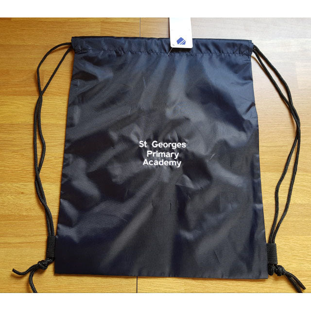 St. George's Embroidered Navy PE Bag