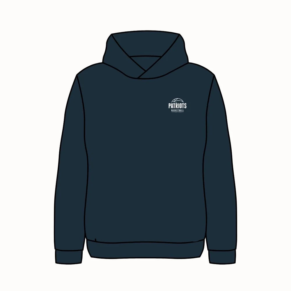 Plymouth Patriots Montana Navy Hoodie (Design v3)