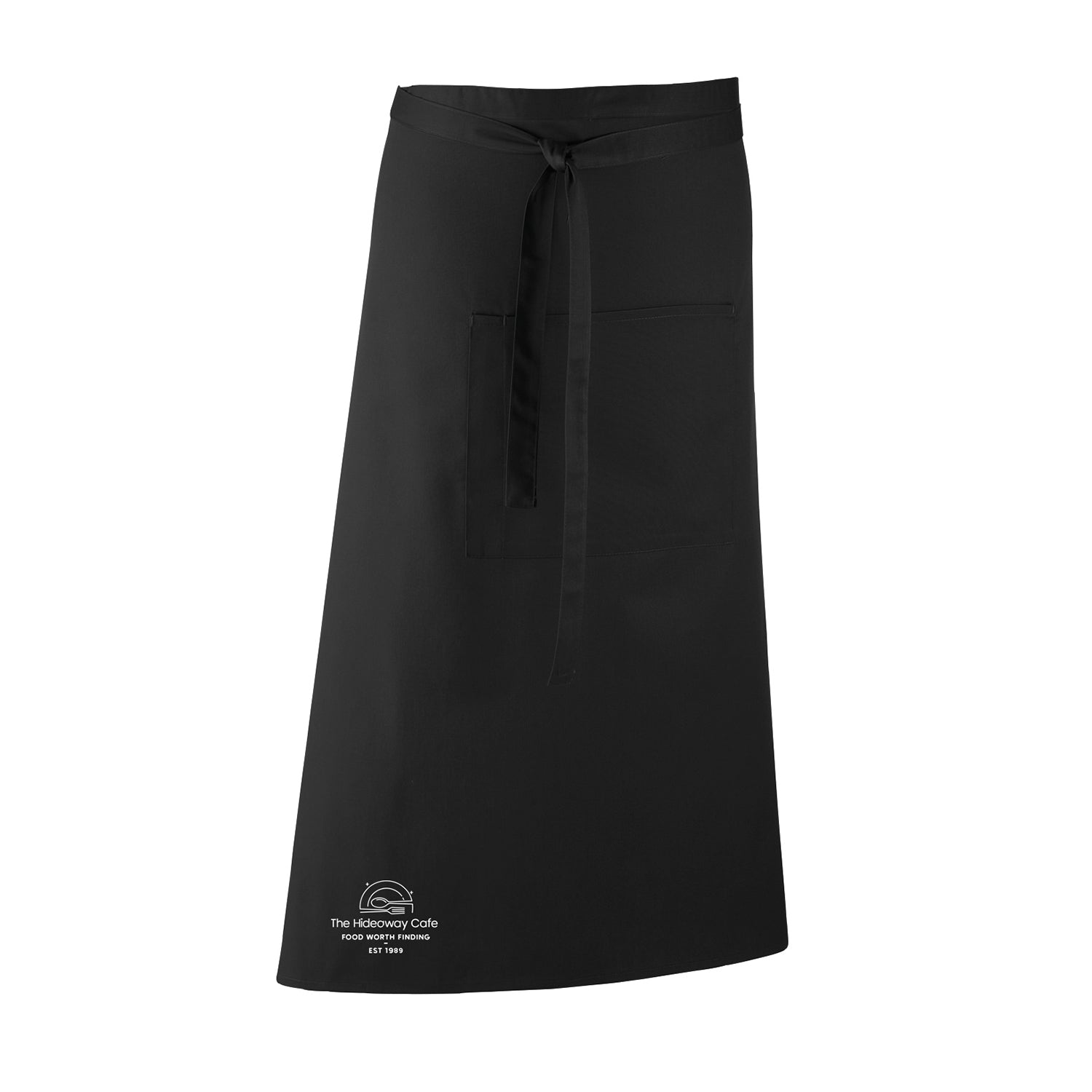 Black The Hideaway Cafe Apron (Optional)