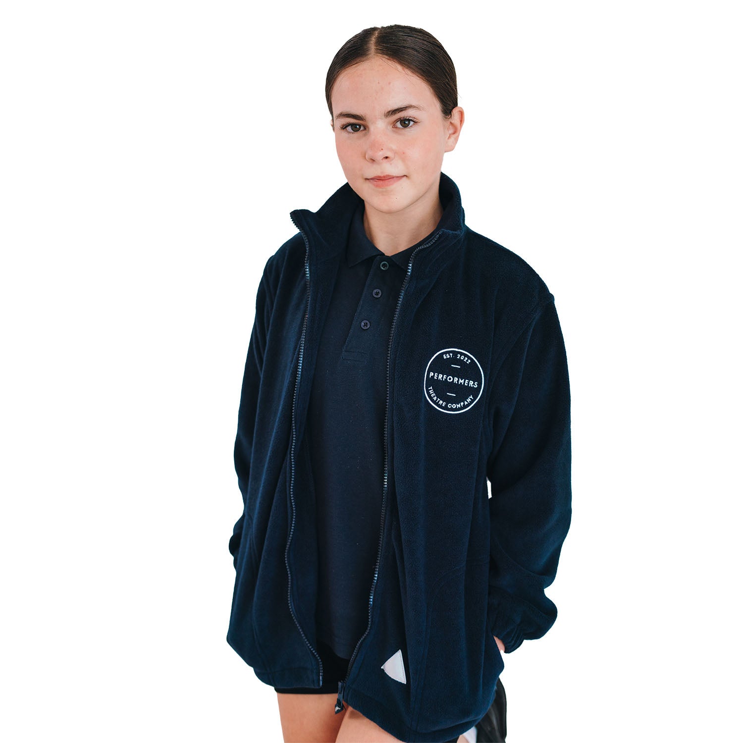 Performers Embroidered Navy Fleece