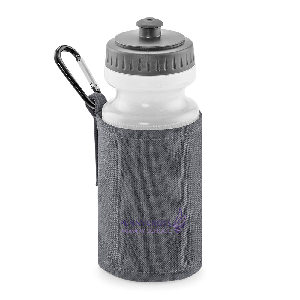 Grey Bottle Holder with Bottle