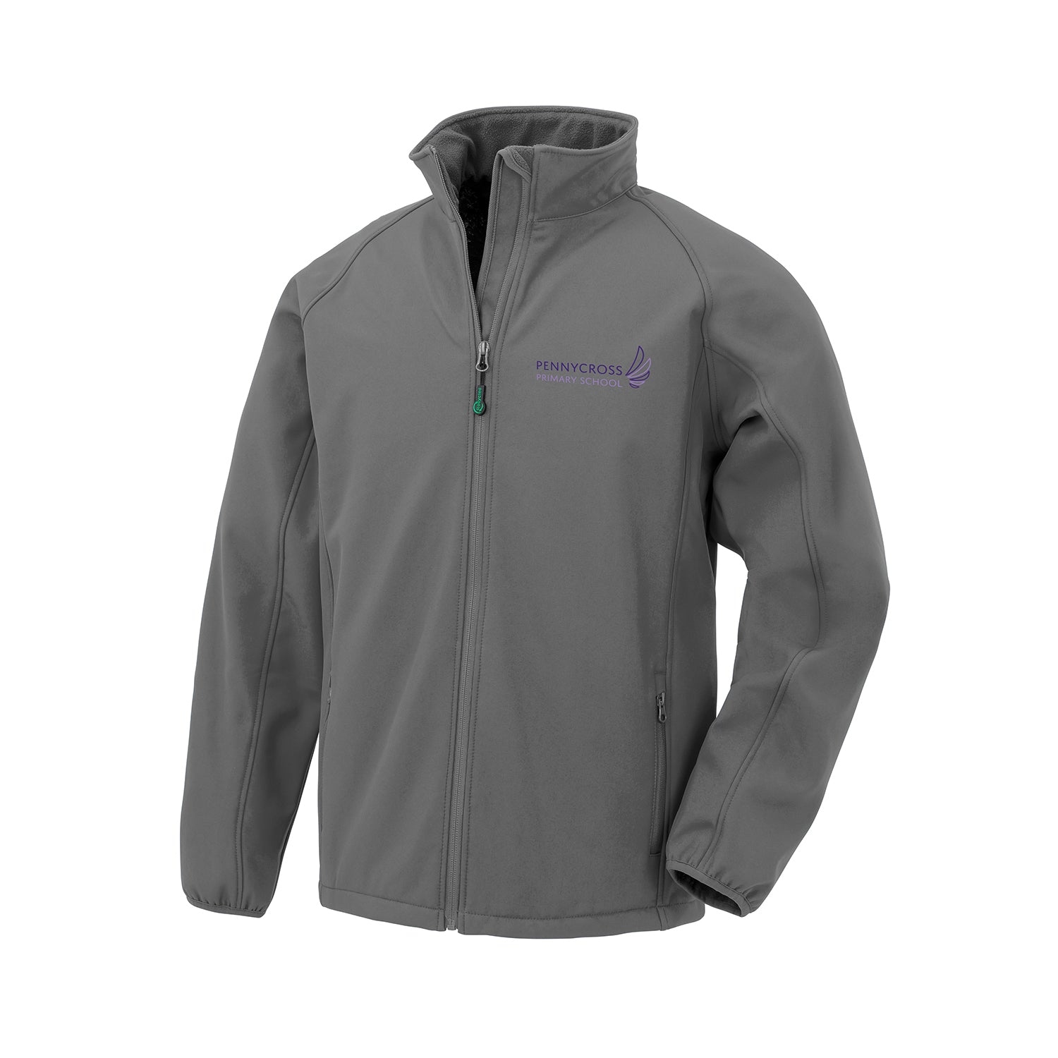 Pennycross Primary Embroidered Grey Softshell Jacket