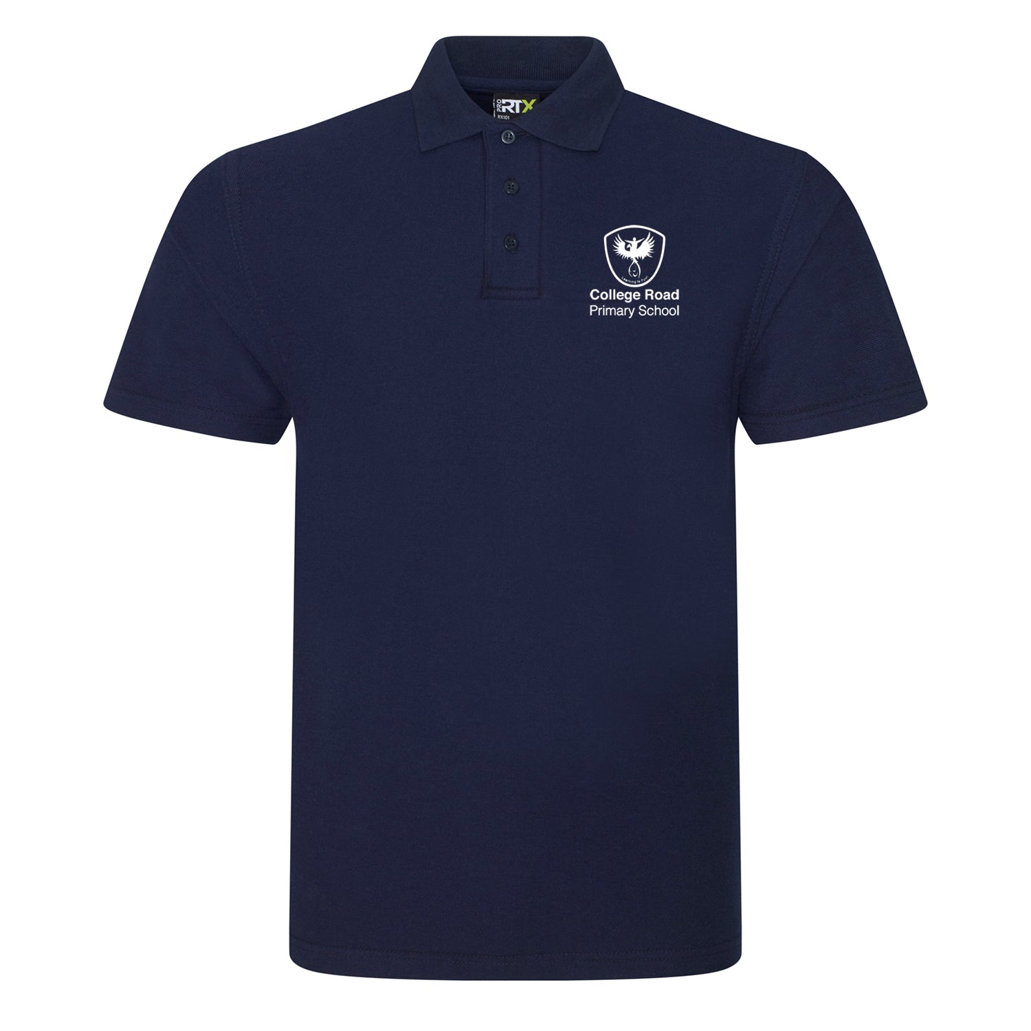 College Road Primary Staff Embroidered Unisex Staff Polo