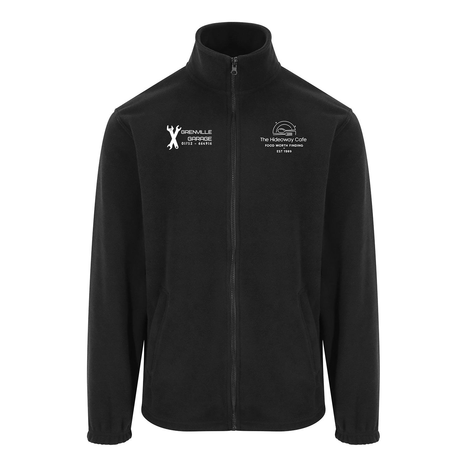 Black The Hideaway Cafe Fleece