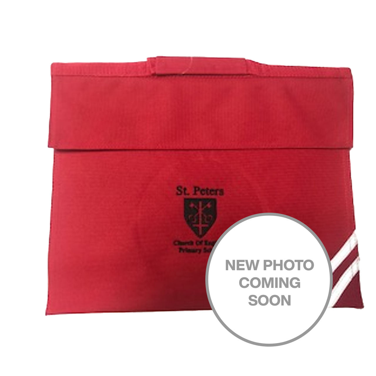 St Peter's Red Embroidered Book Bag