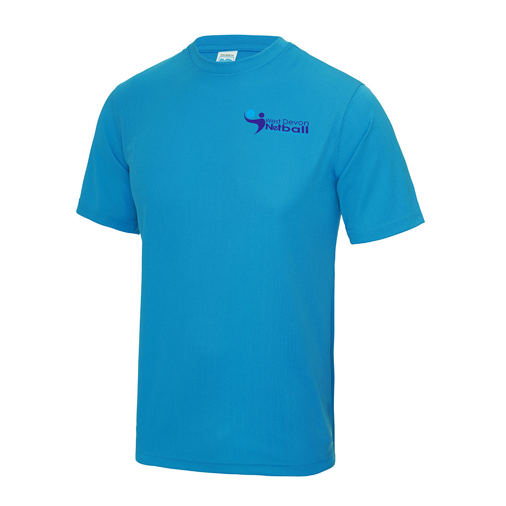 West Devon Netball League Team Sapphire Blue T-Shirt