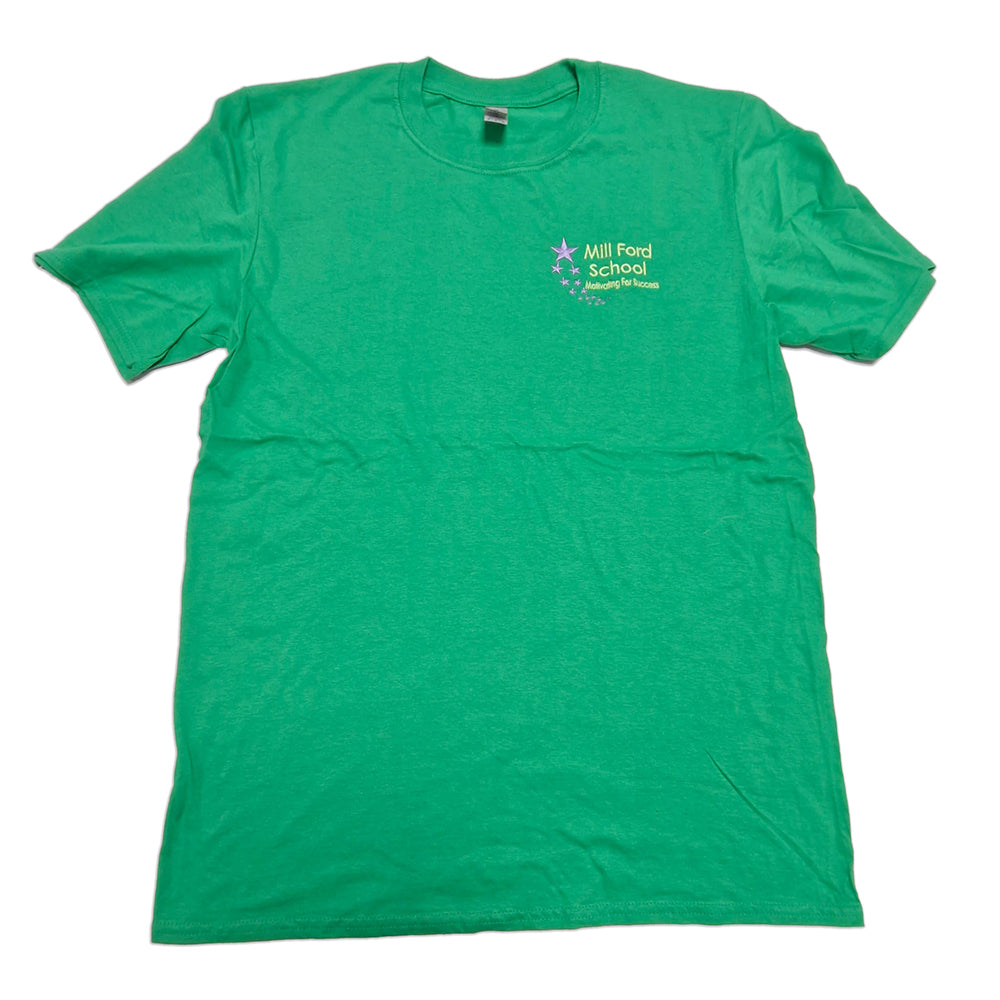 Mill Ford Embroidered Green T-Shirt (Thursday)