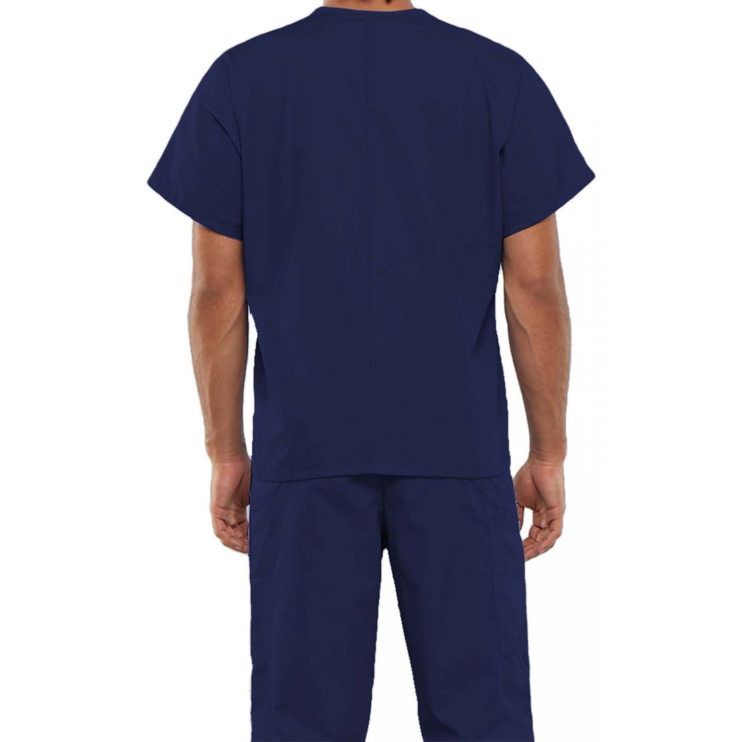 Plymouth Orthopaedics Navy Cherokee V-Neck Scrub Top (Unisex)