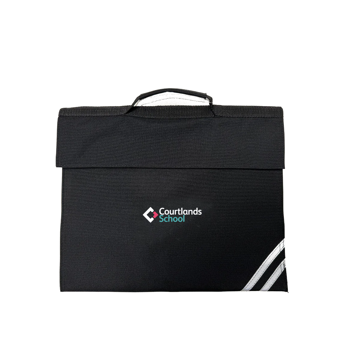Courtlands Embroidered Navy Book Bag