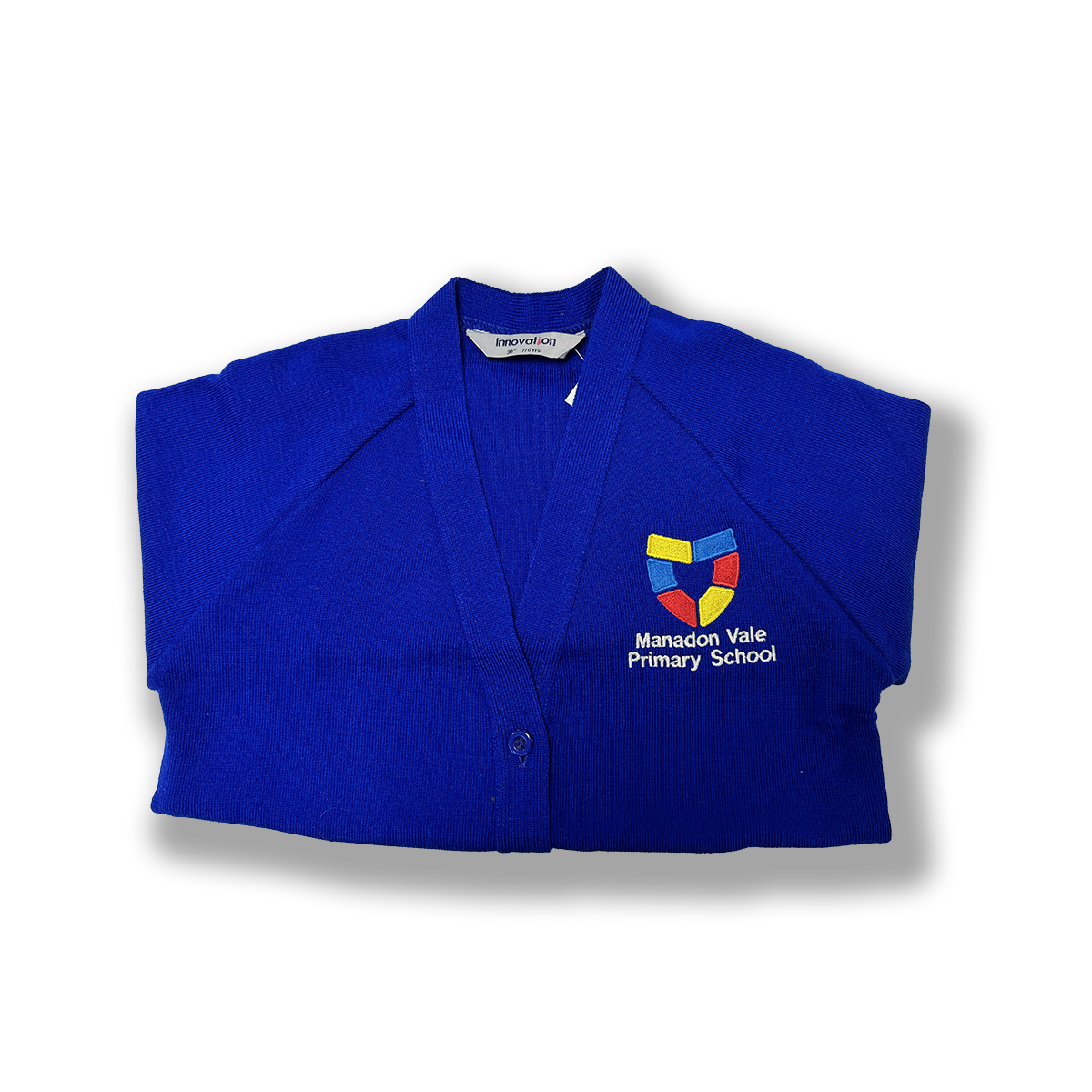 Manadon Vale Primary School Embroidered Royal Blue Cardigan