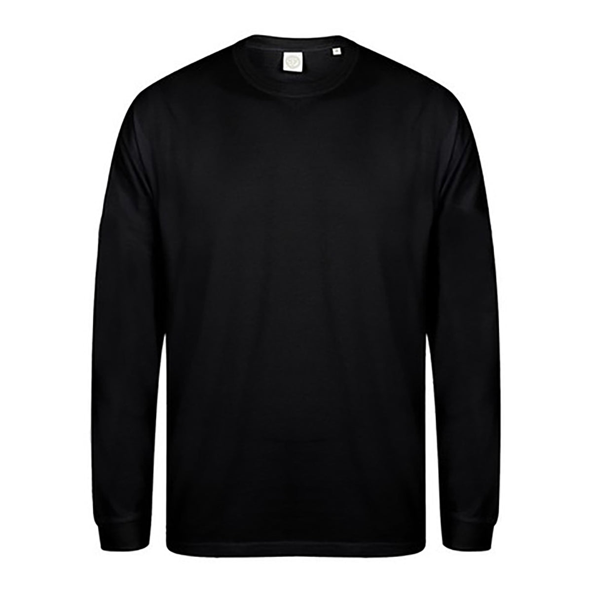 Plymouth Swallows Embroidered Oversized Black Long Sleeved Top