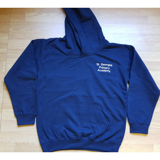 St. George's Embroidered Navy School Hoodie
