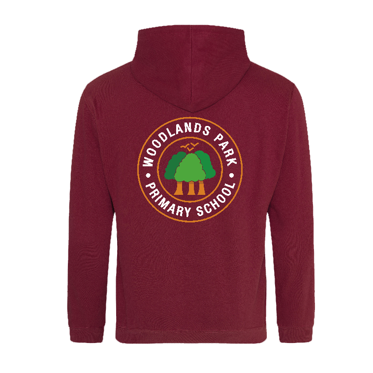 Woodlands Park Primary Burgundy PE Hoodie