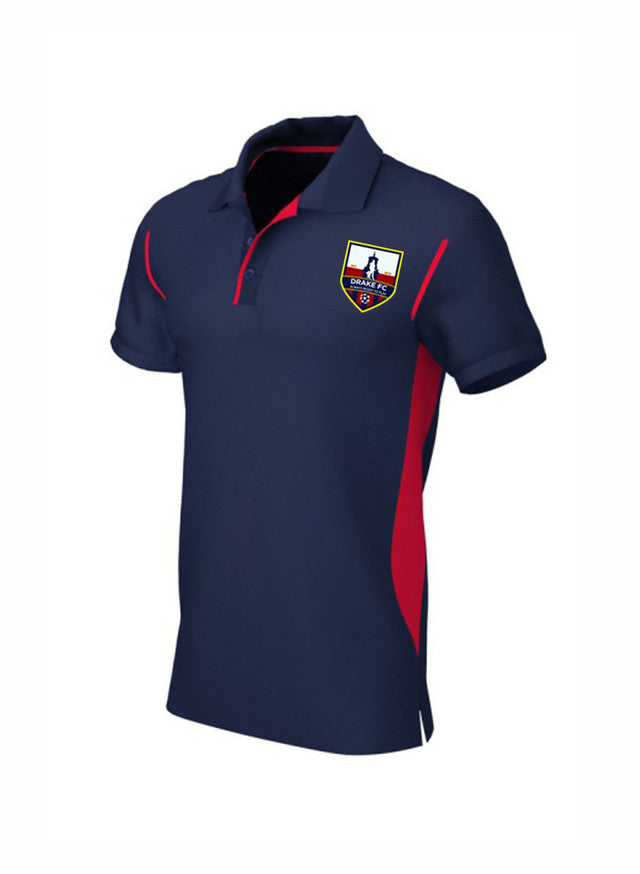 Drake FC Navy / Red Premium Polo