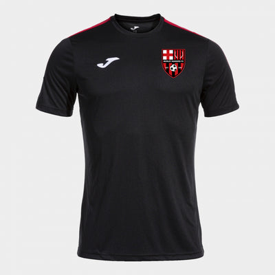Morley Rangers Manager's Olimpiada Black / Red T-Shirt