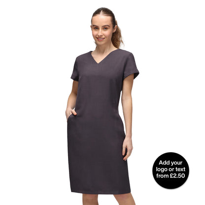 Maya V Neck Dress with Pockets