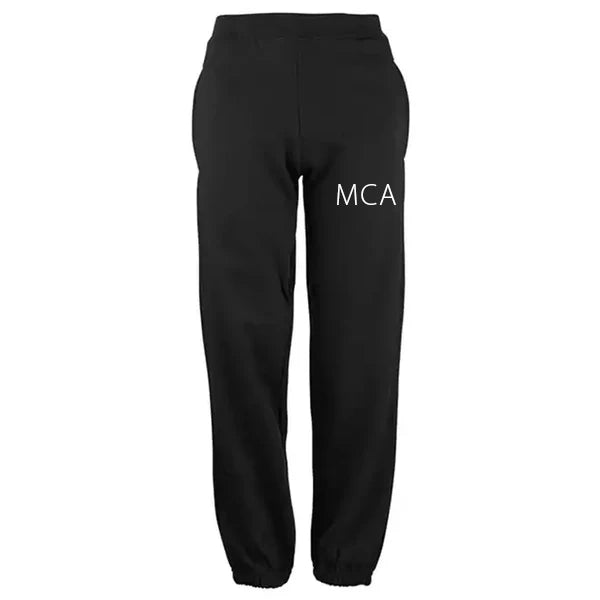 Mayflower Community Academy Embroidered Black Jog Bottoms