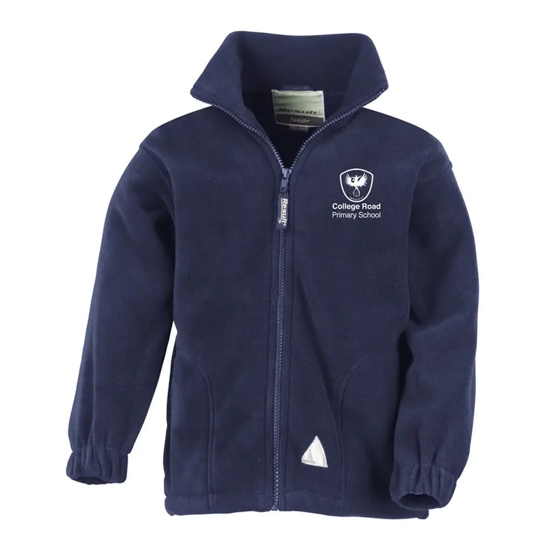 College Road Primary Embroidered Navy Fleece