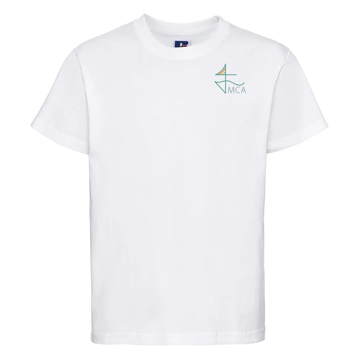Mayflower Community Academy Embroidered White T-Shirt