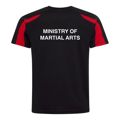 Ministry of Martial Arts Printed Contrast T-Shirt