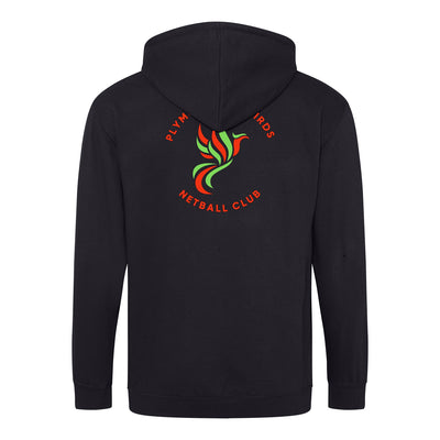 Firebirds Printed Black Zoodie
