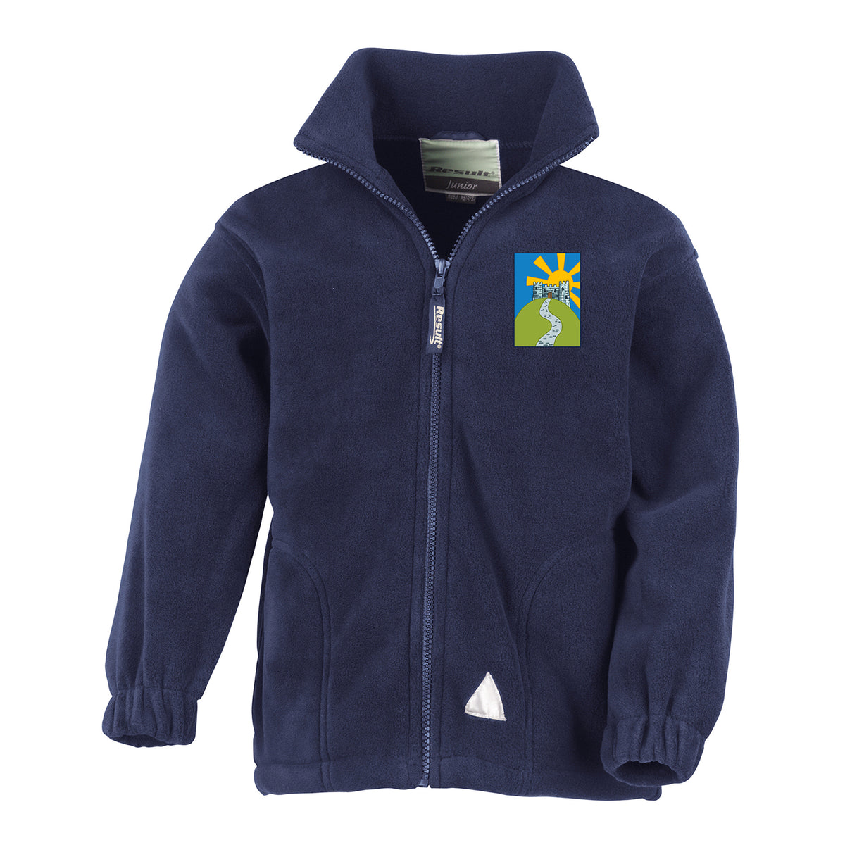 Longcause School Navy Result Embroidered Fleece