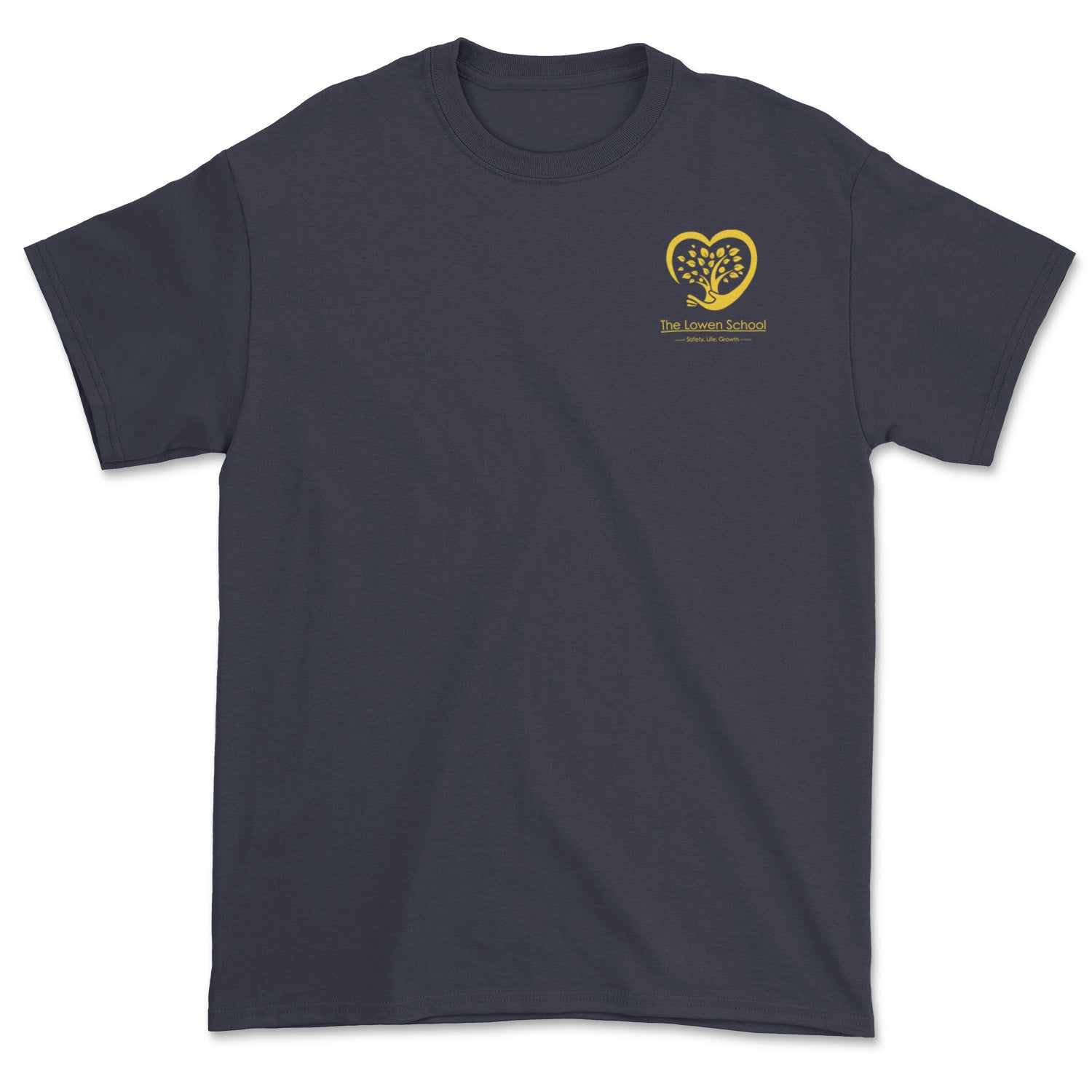 Navy The Lowen School Embroidered Student T-Shirt