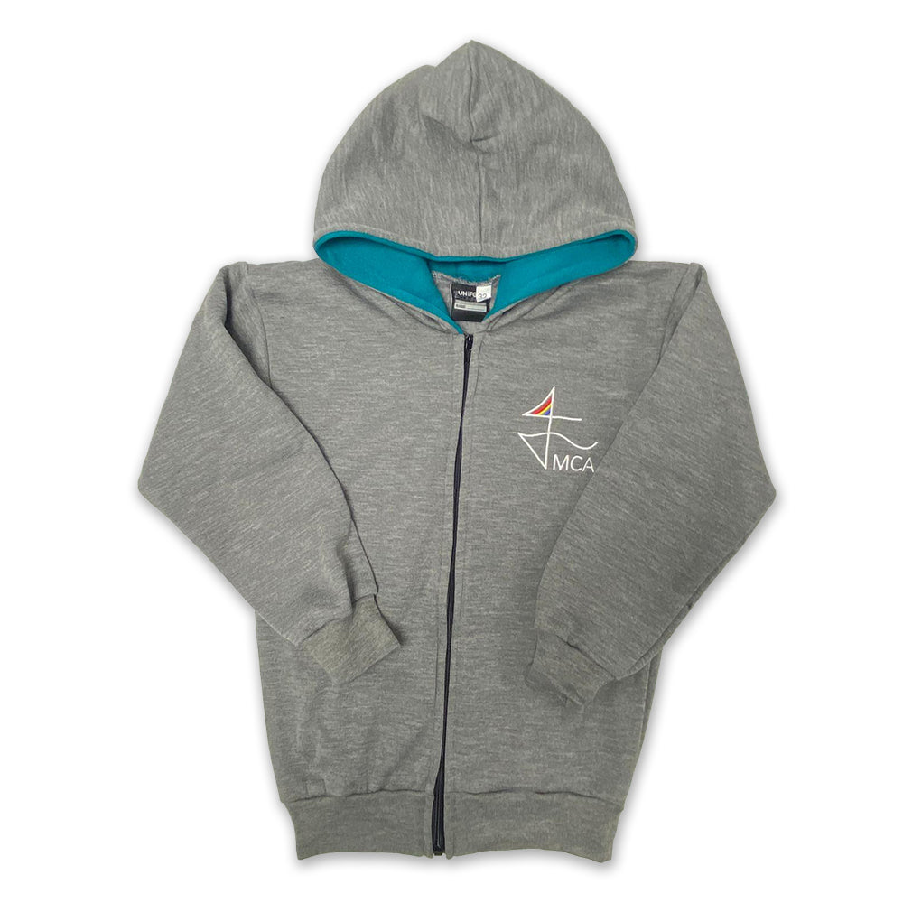 Mayflower Community Academy Embroidered Grey Contrast Zoodie (Years 5 & 6)