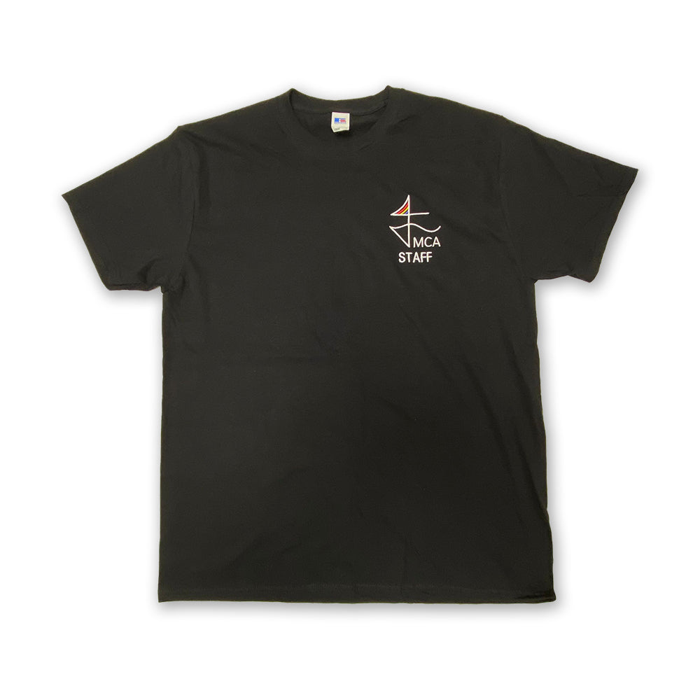 Mayflower Community Academy Embroidered Black Staff PE T-Shirt
