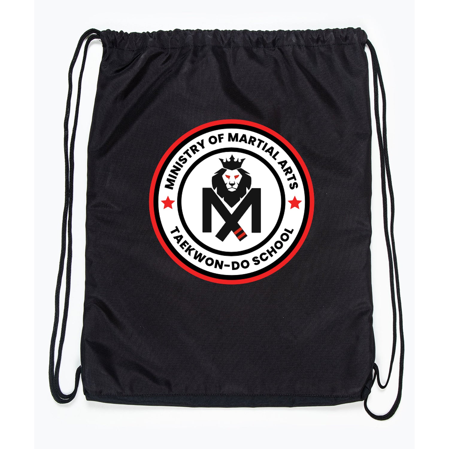 Ministry of Martial Arts Printed Black PE Bag