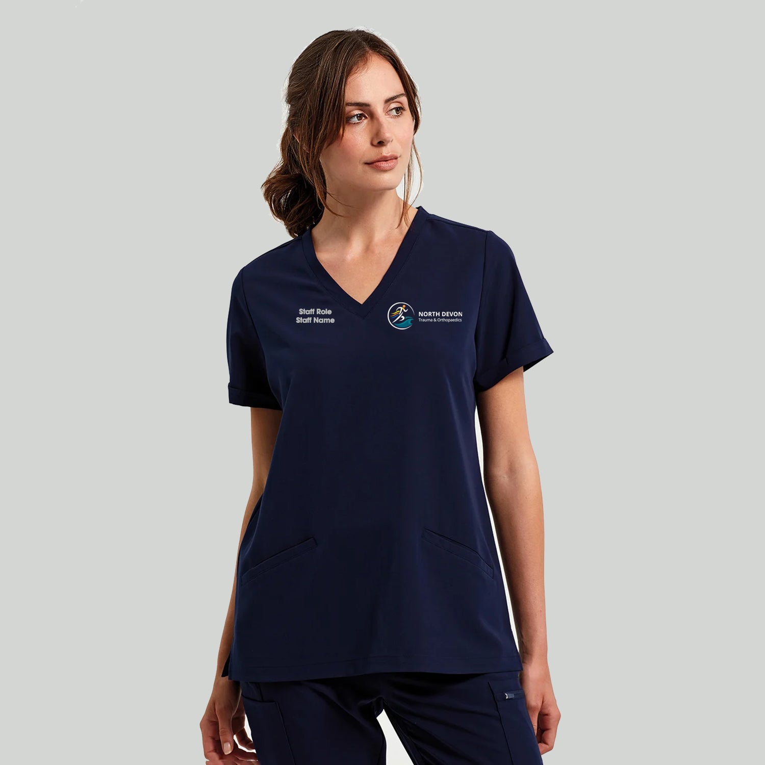 North Devon Trauma & Orthopaedics Navy Womens Invincible Stretch Tunic