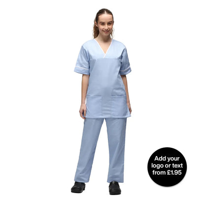 Smart Scrub Top (Contrast Trim)