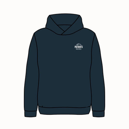 Plymouth Patriots Montana Navy Hoodie (Design v3)