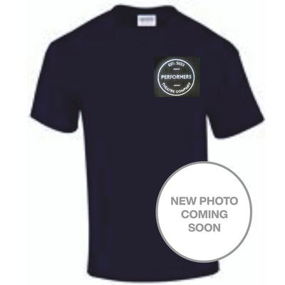 Performers Embroidered Navy Crew Neck T-Shirt