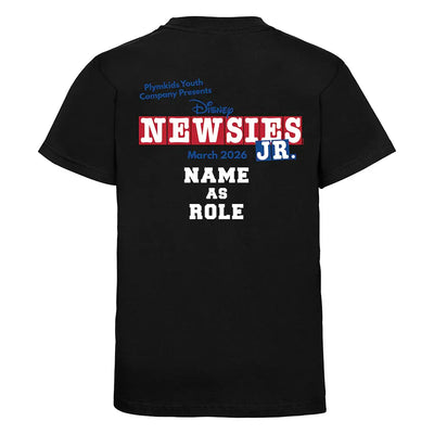 PlymKids [Newsies Jr 2026] Black T-Shirt