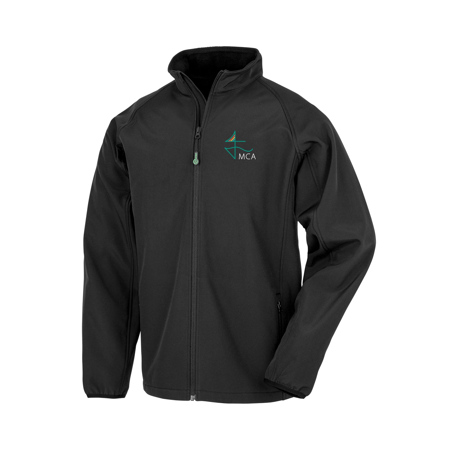 Mayflower Community Academy Embroidered Black Soft Shell Jacket