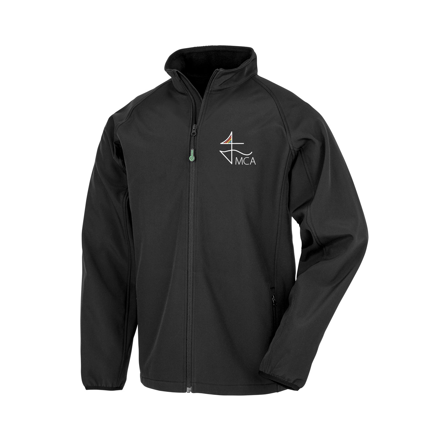 Mayflower Community Academy Embroidered Black Soft Shell Jacket