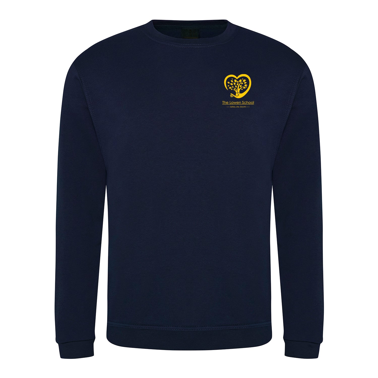 Navy The Lowen School Embroidered Student Sweatshirt