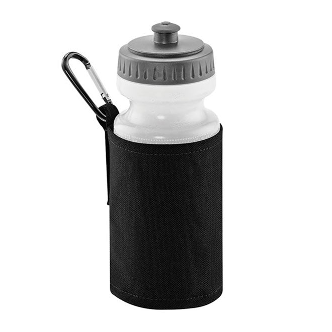 St Matthew's Water Black Bottle Holder & Bottle