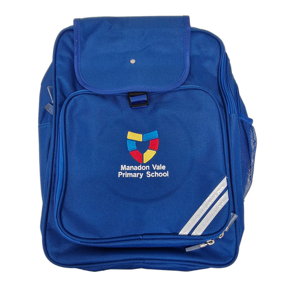 Manadon Vale Primary School Embroidered Royal Blue Backpack
